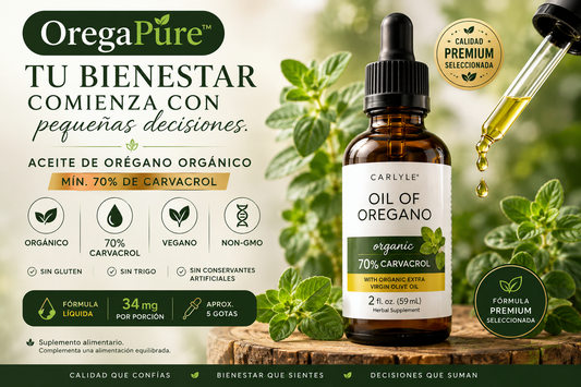 🌿OregaPure™ TU BIENESTAR COMIENZA CON PEQUEÑAS DECISIONES.